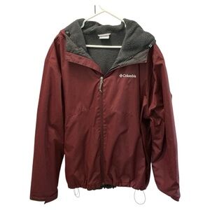 COLUMBIS MENS FLEECE LINED HOODED JACKET SIZE XXL
